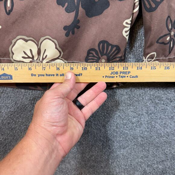 Tommy Bahama Relax Swim Shorts Men's XL Brown Floral Allover Lined Drawstring - Picture 4 of 10